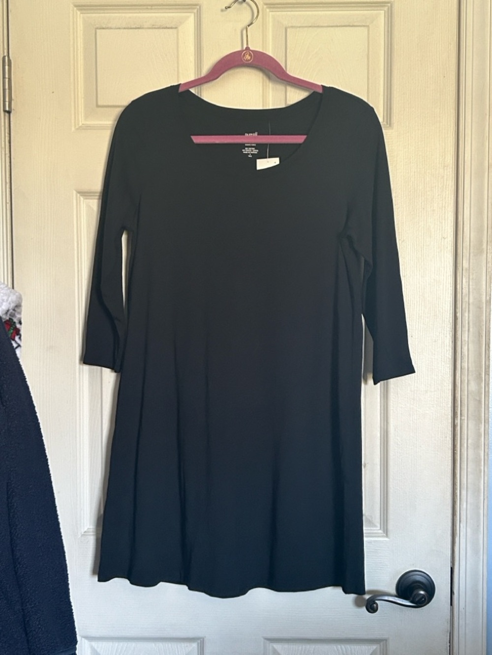 J. Jill black pure Jill ballet sleeve tunic size  small TALL